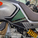 3D Motorcycle Stickers - Tank Sides For Moto Guzzi V100 Mandello 2022>2025
