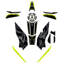 3D Motorcycle Stickers - Tank Kit Black Benelli TRK 702 X 2023>2026