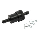 Black Aluminum Fuel Filter 5/16 Inch
