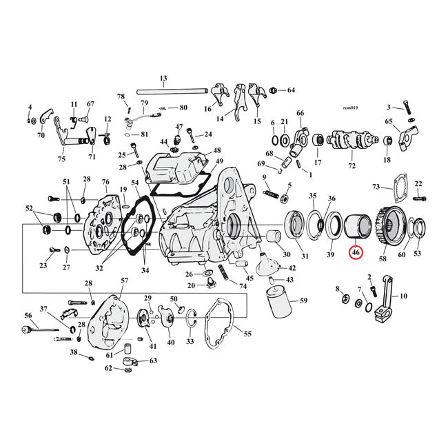 Spacer Transmission Pulley For L94-06 5-Speed B.T.