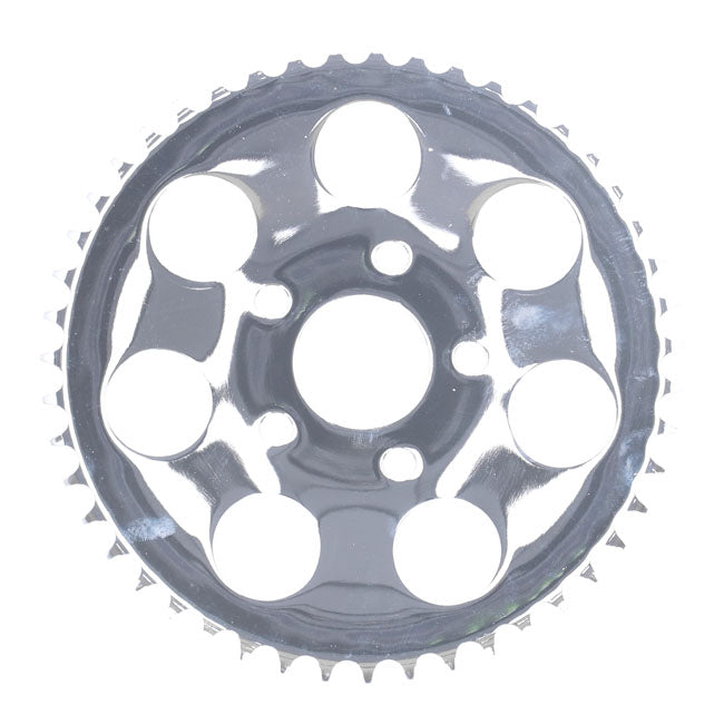 Rear Sprocket Chrome - 47T For 73-85 4-SP BT