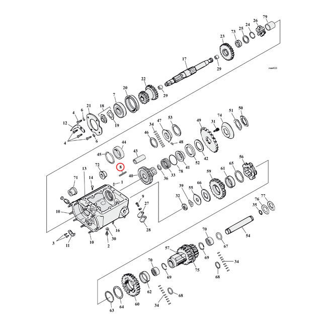 Studs Transmission To Primary & Cylinder Base