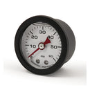 Oil Pressure Gauge 0-60 Psi Black Housing White