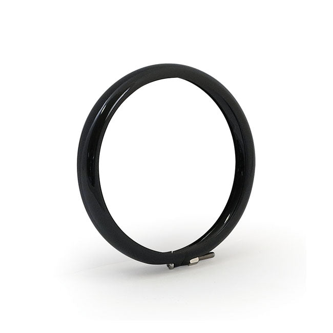 Bates Style Headlamp Trim Ring 4-1/2 Inch Gloss Black