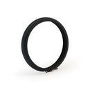 Bates Style Headlamp Trim Ring 4-1/2 Inch Black Wrinkle