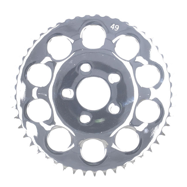 Rear Sprocket Chrome - 49T For 82-85 XL