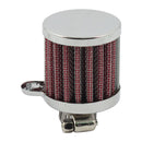 Crankcase Breather Filter Open Chrome