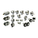 Dual Headlamp Assembly Chrome - 4 Inch