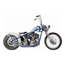 Upswept Head Pipes Gooseneck Over Transmission For 66-69 Early Shovel With Rigid Frame NU