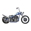 Upswept Head Pipes S-Pipe Around Oil Tank Rigid Frame For 66-69 Early Shovel With Rigid Frame NU