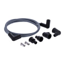 Universal 7 MM Spark Plug Wire Set 90° Plug Boot Grey