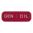 Replacement Lens For 2-Light (47-61 Style) Dash Red