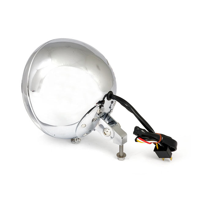 LED Headlamp Chrome - 7 Inch