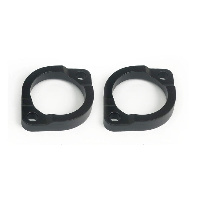 Flange Exhaust Pipe 04-17 Thick Style Black For 84-22 B.T.