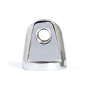 Straight Cone Headlamp Mount Block Chrome