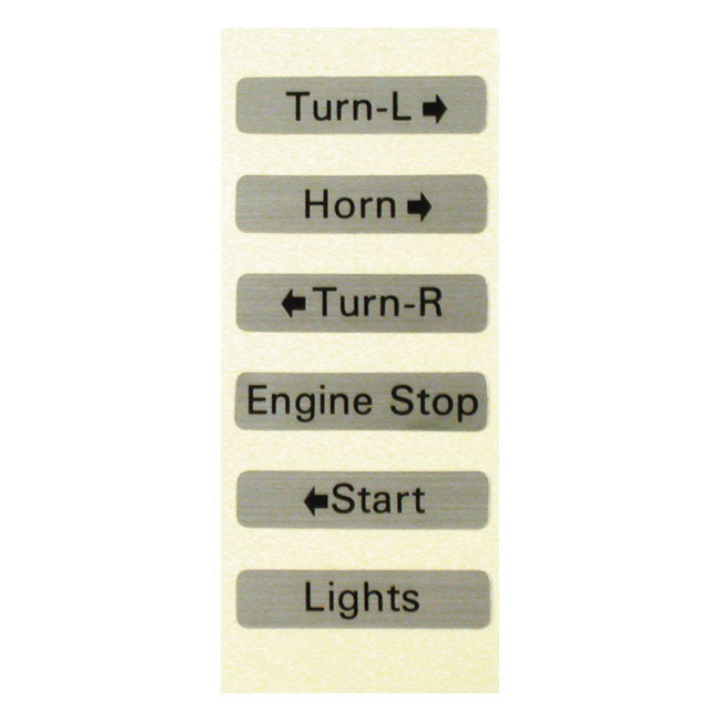 Decal Set Switch Housing