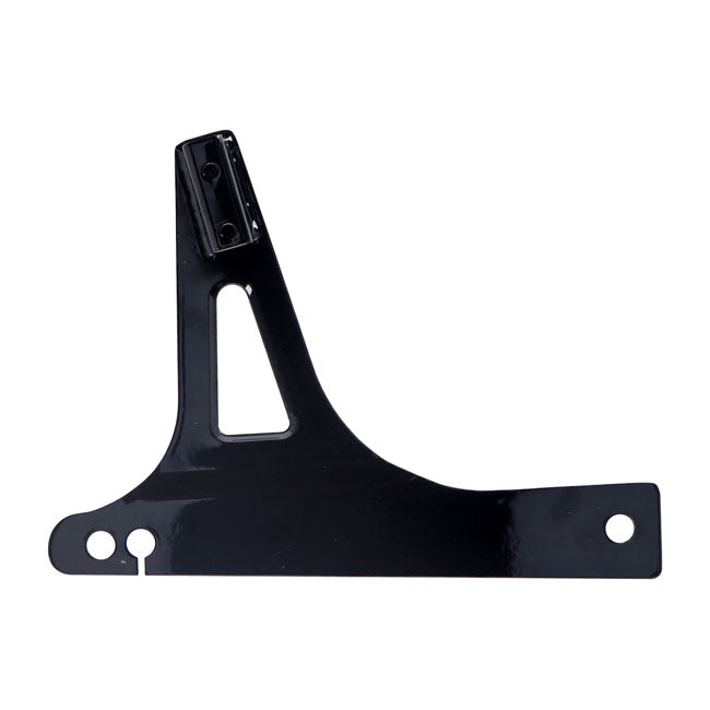 Sissybar Side Plates Rigid Mount Black For 06-17 Dyna Excl. FLD, FXDF, FXDWG