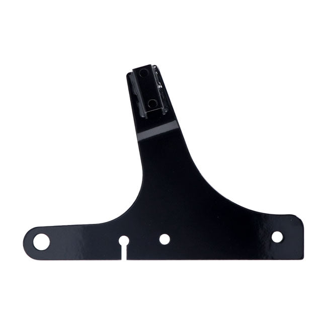 Sissybar Side Plates Rigid Mount Black For 2006 FLST