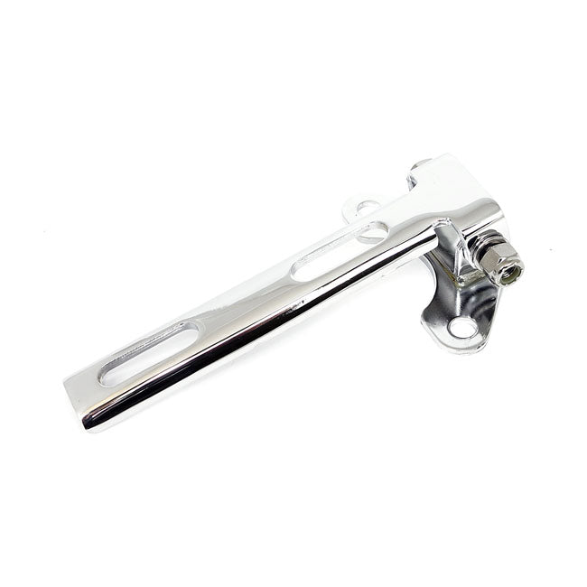 Universal Solo Seat Hinge, Square Mount Chrome