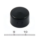 Smoothtopps Push-On Bolt Covers 1/2 Inch Hex Bolts/Nuts Black