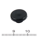 Mushroom Style Push-On Bolt Covers 1/4 Inch Allen Size Black