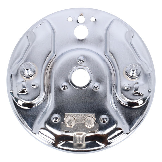 Rear Hydraulic Brake Backing Plate Chrome For 58-62 BT