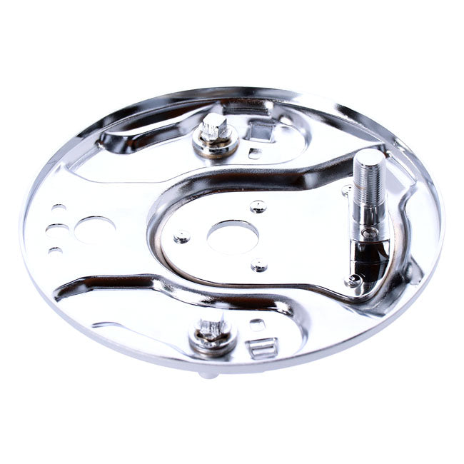 Rear Hydraulic Brake Backing Plate Chrome For 58-62 BT