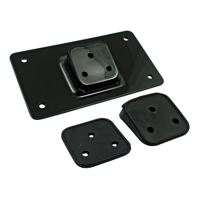 License Plate Bracket Flat Black For Multifit