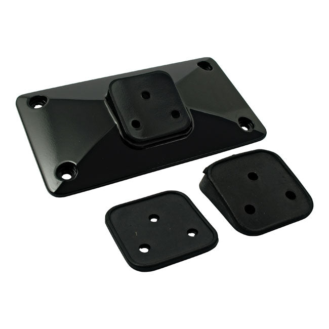 License Plate Bracket Pyramid Black For Multifit