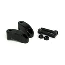 Shortened Turn Signal Mount Kit Front Gloss Black For 06-07 Dyna