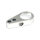 2-Piece Frame Cable Clamp Throttle/Idle Chrome 1 Inch