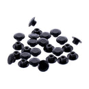 Push-In Mushroom Allen Head Plugs 3/8 Inch Black For 3/8 Inch threaded allen head bolts