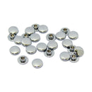 Push-In Mushroom Allen Head Plugs M8 Chrome For M8 threaded allen head bolts