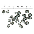 Push-In Mushroom Allen Head Plugs M6 Chrome For M6 threaded allen head bolts