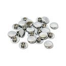 Push-In Mushroom Allen Head Plugs M10 Chrome For M10 threaded allen head bolts