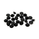 Push-In Mushroom Allen Head Plugs 5/16 Inch Black For 5/16 Inch threaded allen head bolts