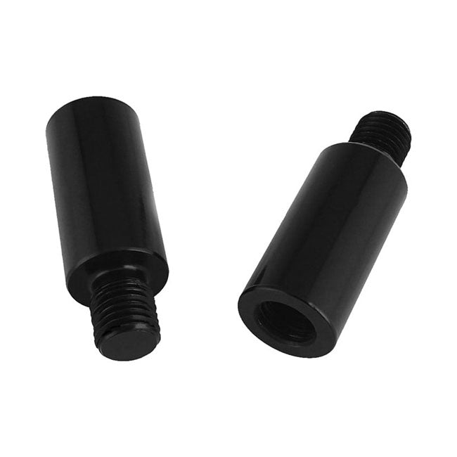 Mirror Extender Adapter Set 10 MM Black For Universal