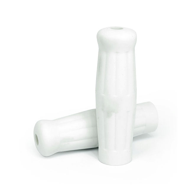 Vintage Style 1 Inch Grips White