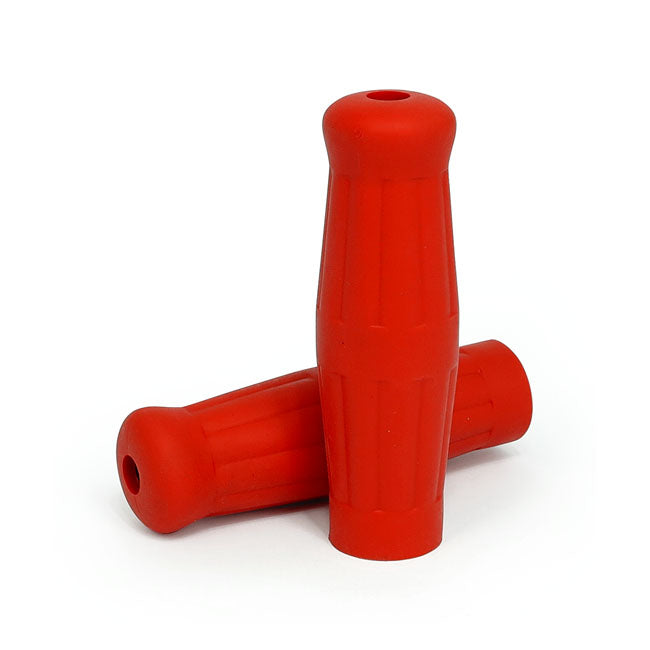 Vintage Style 1 Inch Grips Red