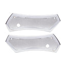 Vity's Design Diamond Saddlebag Latch Cover Set Chrome For 93-13 FLT/Touring NU