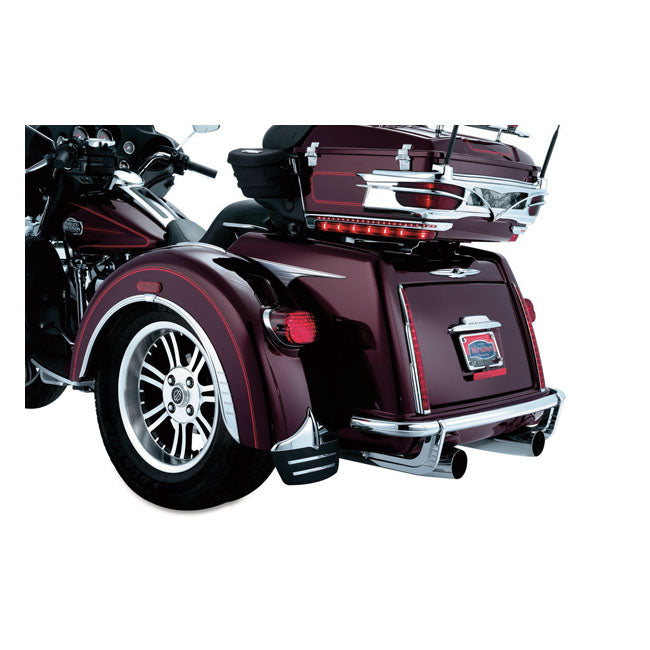 Trike Mud Flaps Chrome