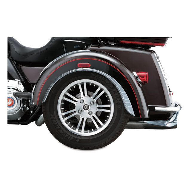 Trike Rear Bumper Accents Chrome