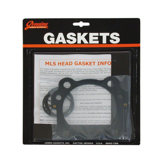 Cylinder Head & Base Multi Layer Steel Gasket Kit - 3-7/8" Bore