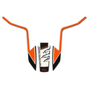 3D Motorcycle Stickers - Front Fender Orange For KTM 1290 Super Adventure S 2017
