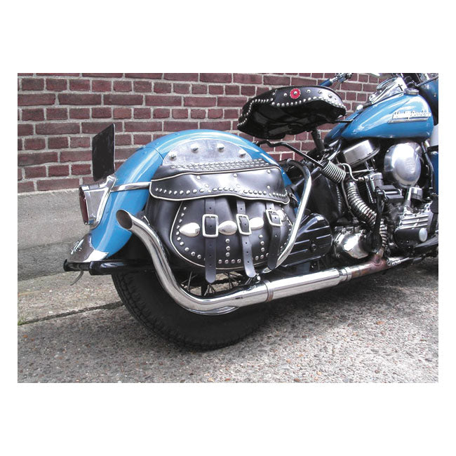 High Sweep Right Side Muffler Chrome
