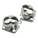 Evo Big Twin Tappet Block Cover Set Chrome For 84-99 Evo B.T. NU