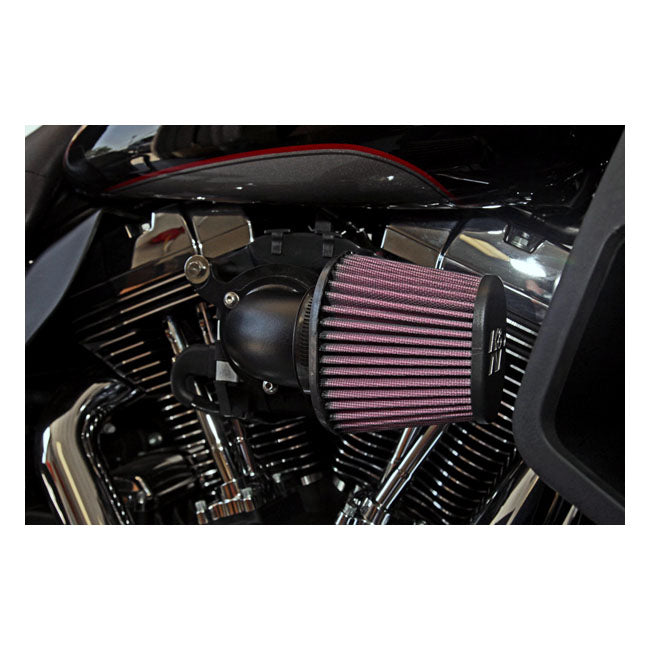 Aircharger Performance Air Cleaner Kit Black For 08-16 Touring With And Without Lower Fairing NU