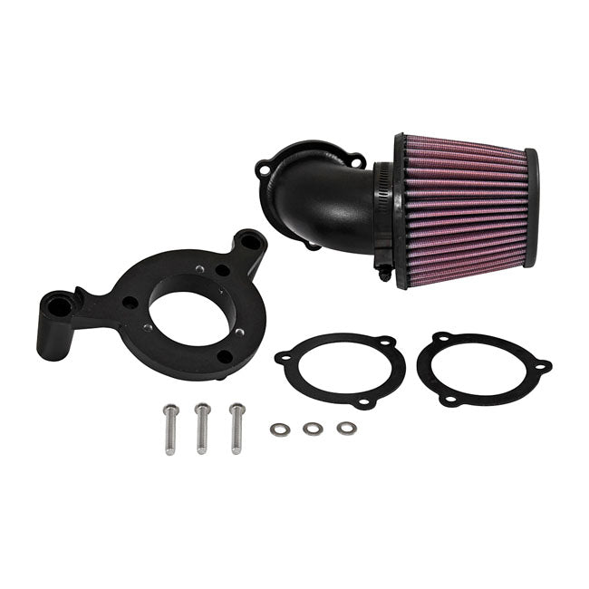 Aircharger Performance Air Cleaner Kit Black For 08-16 Touring With And Without Lower Fairing NU