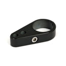 2-Piece Frame Cable Clamp Throttle/Idle Black 1 Inch