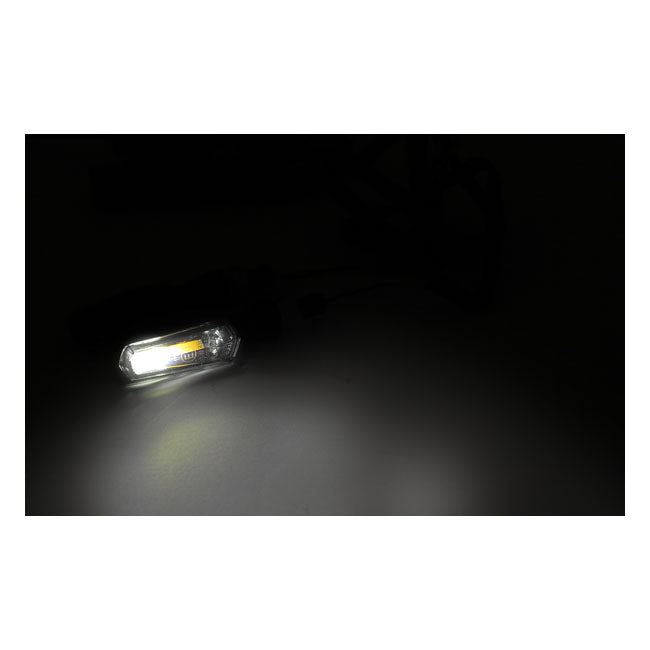 Cob LED Turn Signal / Position Combo Black / Smoke